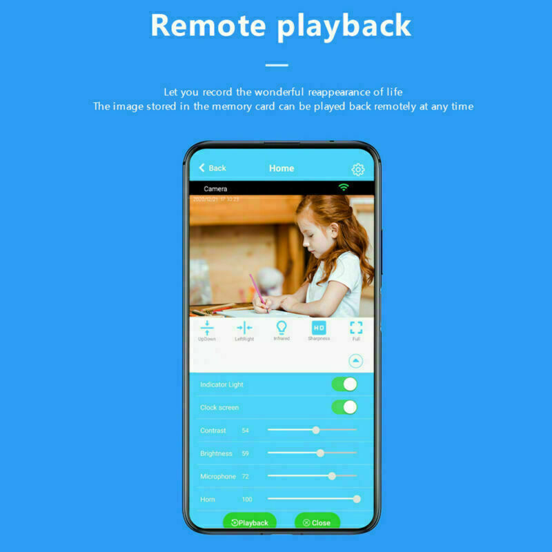 FREE 64G HD Hidden Spy Nanny Camera Wireless Wifi Home Security Night Vision HD 1080P